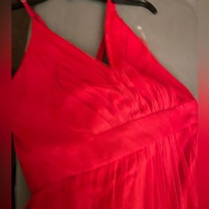 Red Gown, floor length